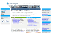 Desktop Screenshot of easytemplate.nl