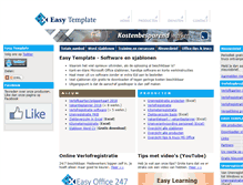 Tablet Screenshot of easytemplate.nl